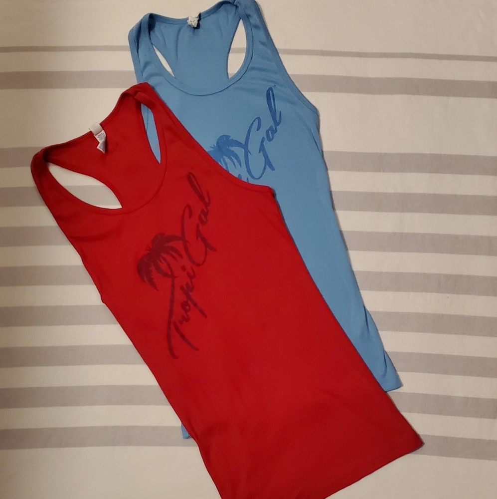 Tropic Gal 2 tank tops